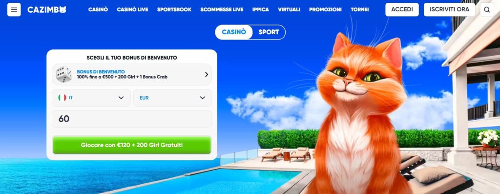 Cazimbo casino sito ufficiale.